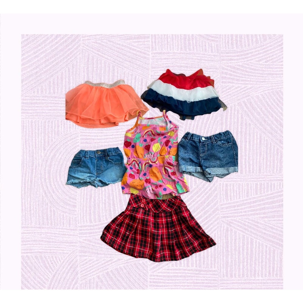 Girls 2T 6 Piece Bundle of Clothes